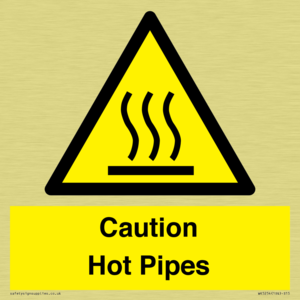 Caution Hot Pipes